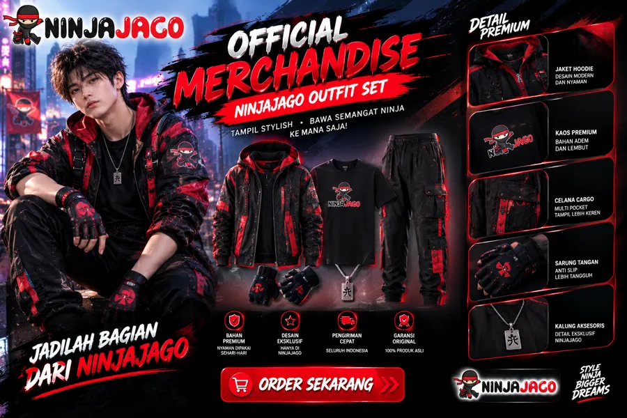 Set outfit neon NINJAJAGO